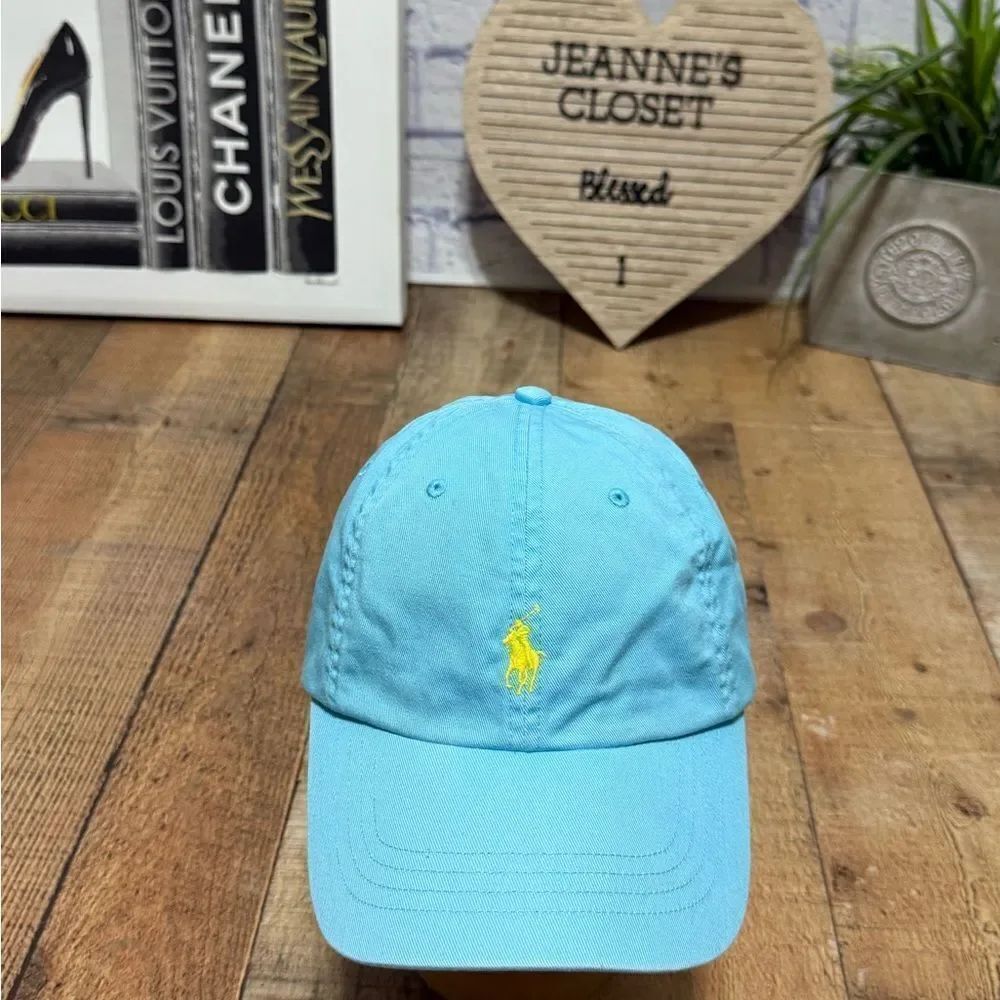 Polo Ralph Lauren Pony Hat Cap Strapback blue One Size